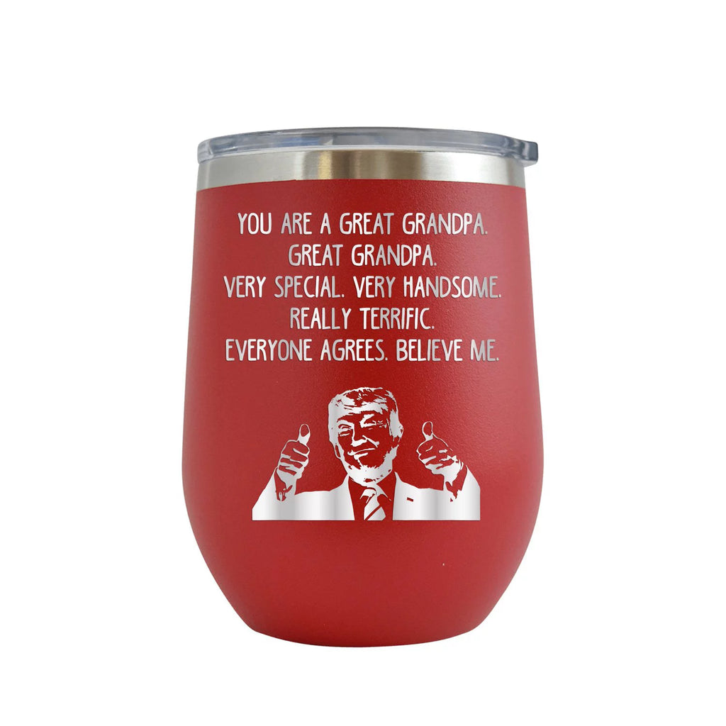 Engraved 12 oz Red Wine Cup W683