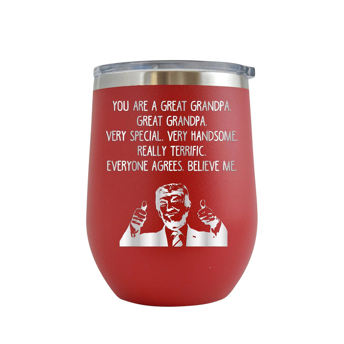 Engraved 12 oz Red Wine Cup W683