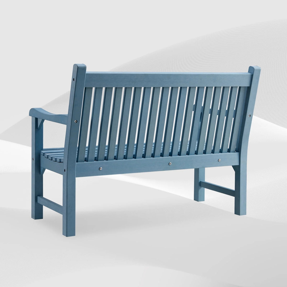 Blue 2-Person Poly Lumber Garden Bench H911740