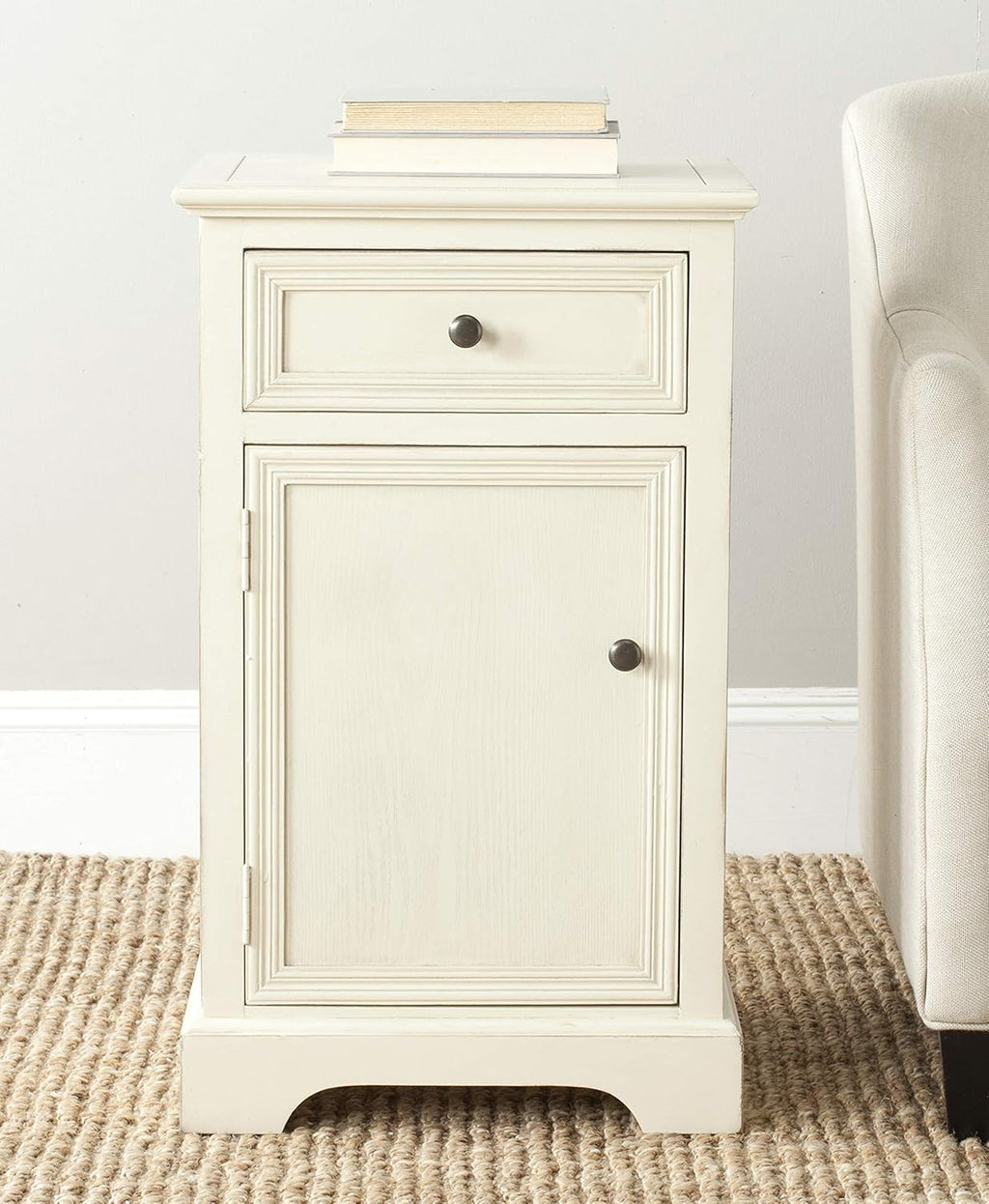 French Grey End Table F234