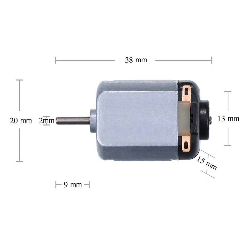 12 Pack 15-3v 15000rpm Mini Electric Hobby Motor U9449