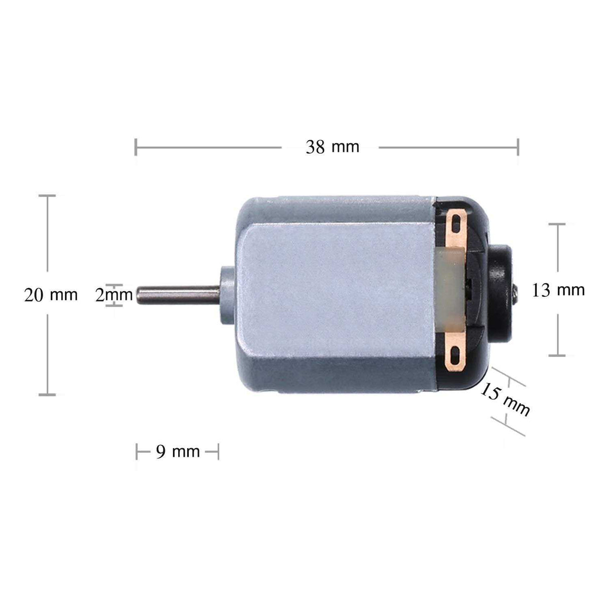 12 Pack 15-3v 15000rpm Mini Electric Hobby Motor U9449