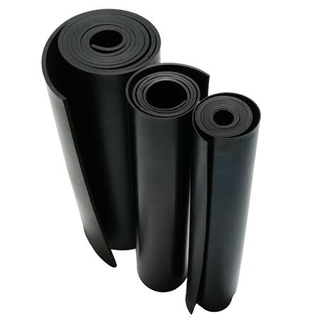 3/4 in. Thick x 6 in. Width x 6 in. Length Black Rubber Sheet (3-Pack) T271