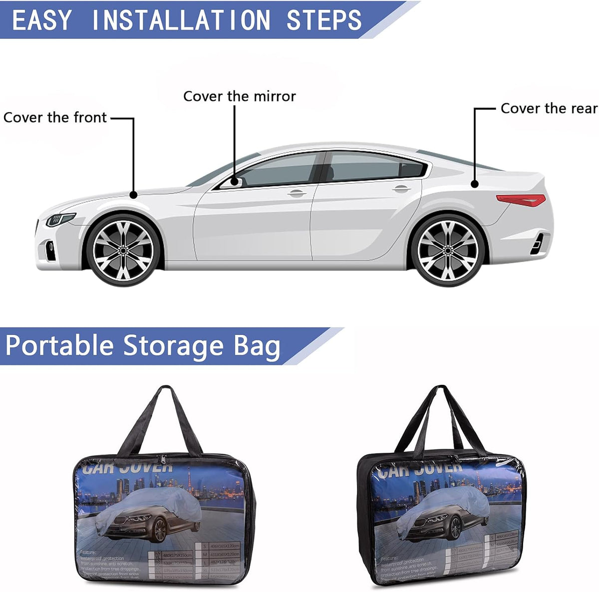 Waterproof All Weather Car Cover Y492290