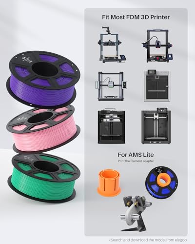 PLA Filament 1.75mm 4KG 4pcs 1kg Spool B723