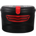 Red Plastic Storage Basket with Lock J7268