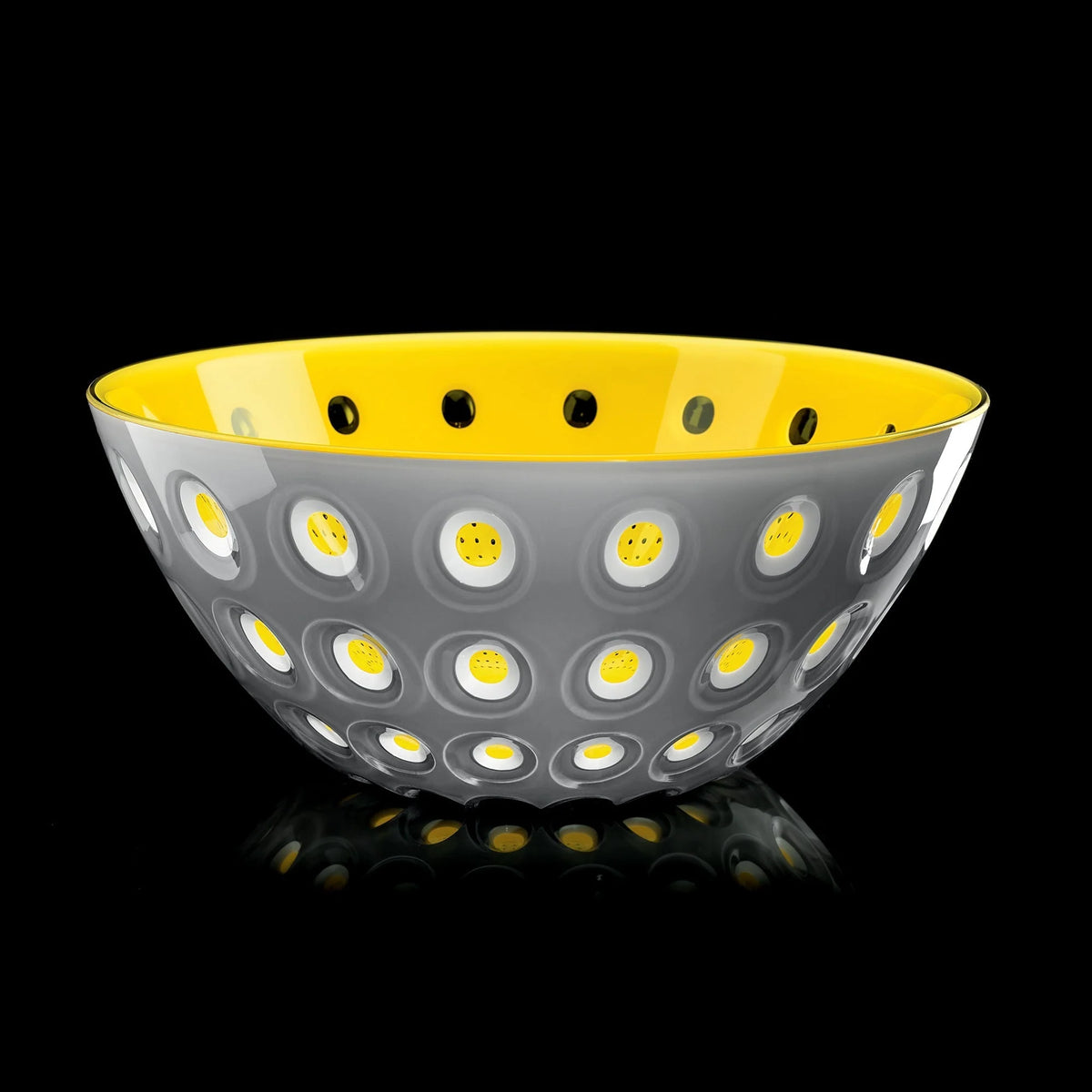 Bowl 20cm Blue/White/Orange O957