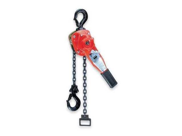 Lever Chain Hoist, 1650 lb, Lift 20 ft. G355015