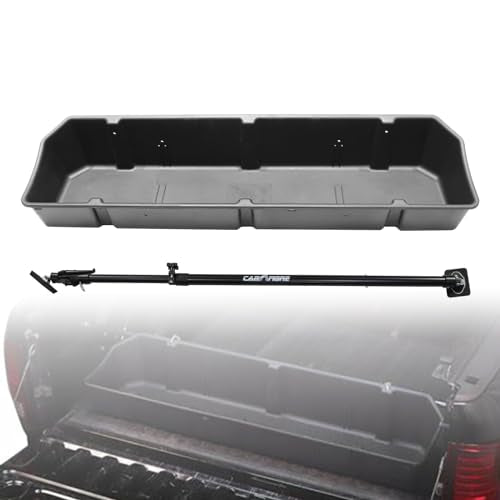 Full Size Truck Bed Storage Cargo Organizer with Adjustable Bar U257