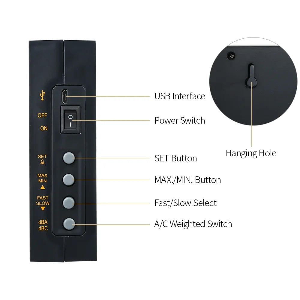 Sound Level Meter 30-130dB U2920