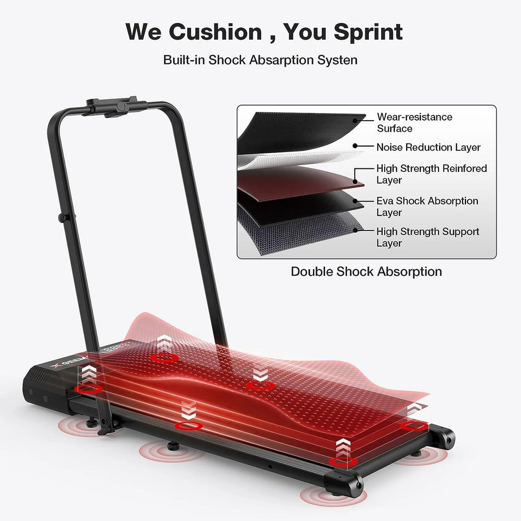 2 in 1 Folding Treadmill, 3.0HP Under Desk Treadmill, 265lbs Capacity S96907