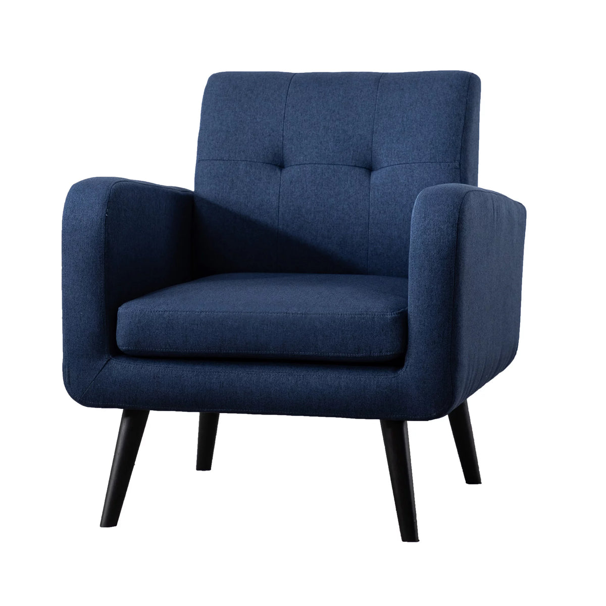 Blue Upholstered Accent Armchair G5604