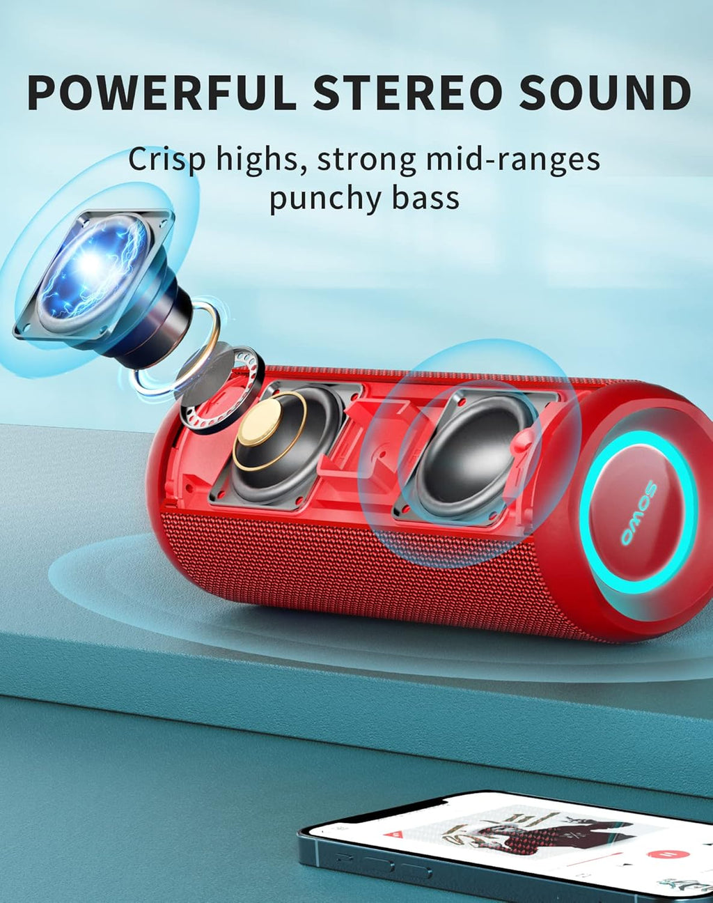 Portable Bluetooth Speaker IPX7 25W J208