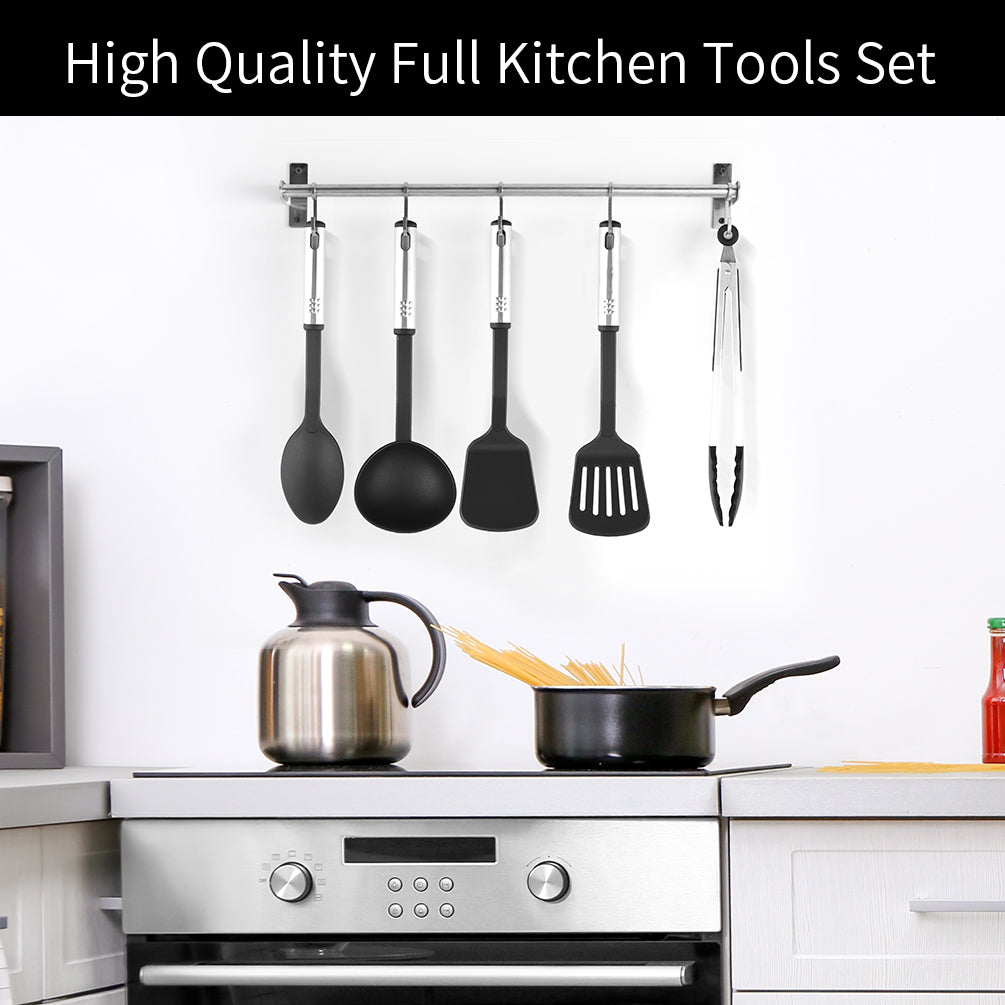 35 Piece Silicone and Stainless Steel Kitchen Utensil Set W7314