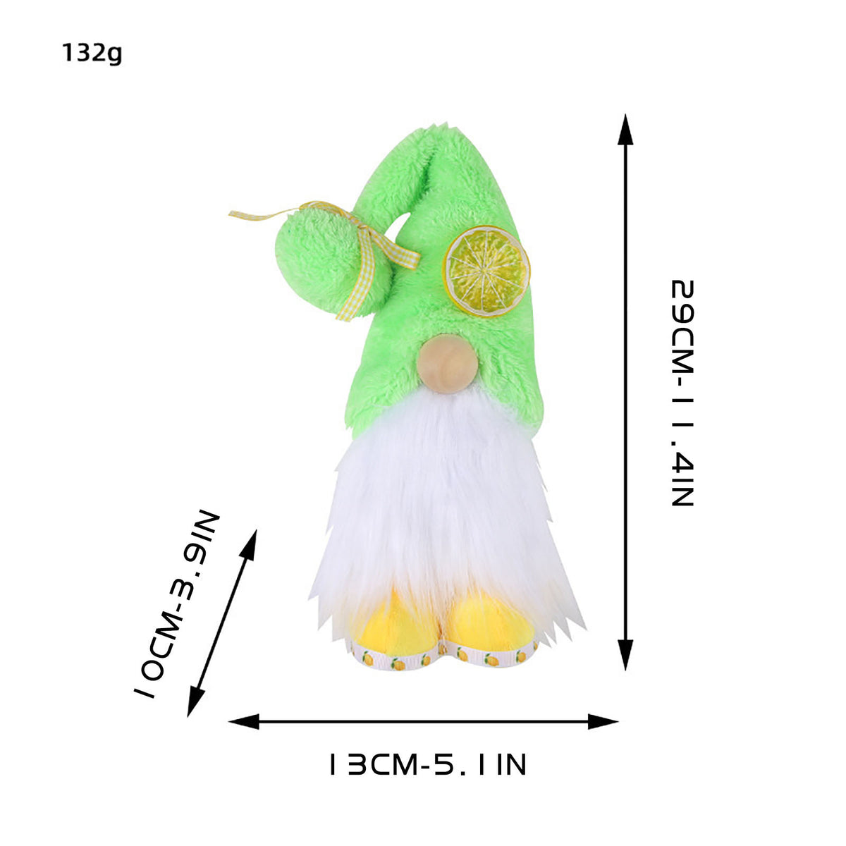 High Hat Plush Dwarf Doll R5101