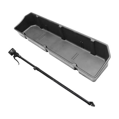 Full Size Truck Bed Storage Cargo Organizer with Adjustable Bar U257
