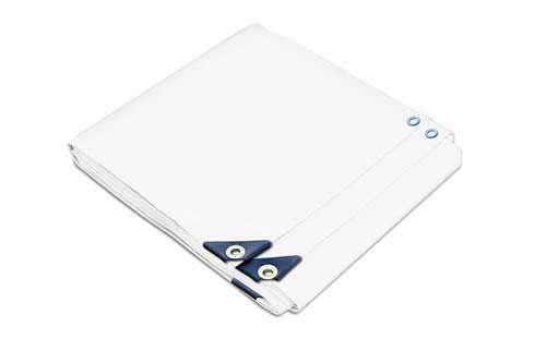 White 18x30 Heavy Duty UV Protected Boat Cover Tarp D4177