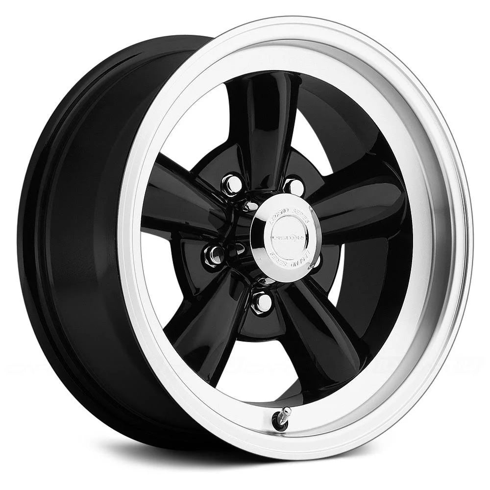 17x8 5x4.75 inch +0mm Gloss Black Wheel Rim R9508