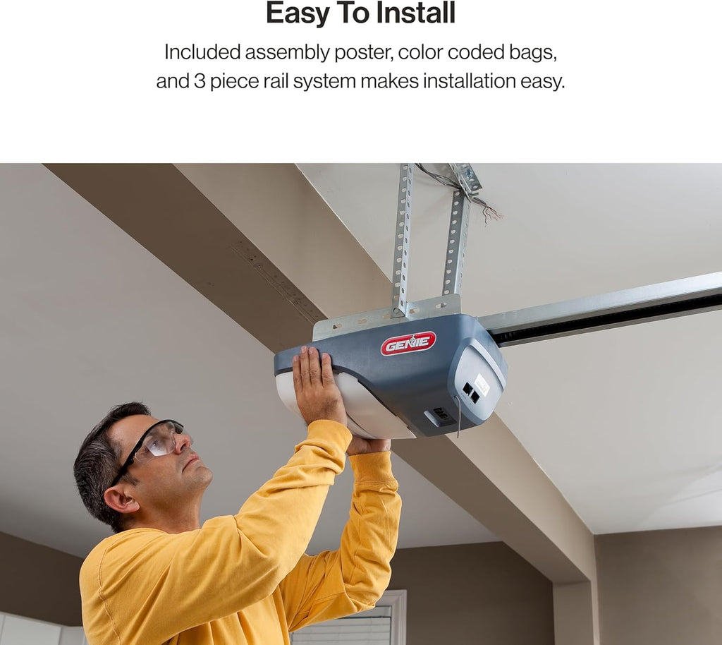 Garage Door Opener with Belt Drive and two Remotes T98501