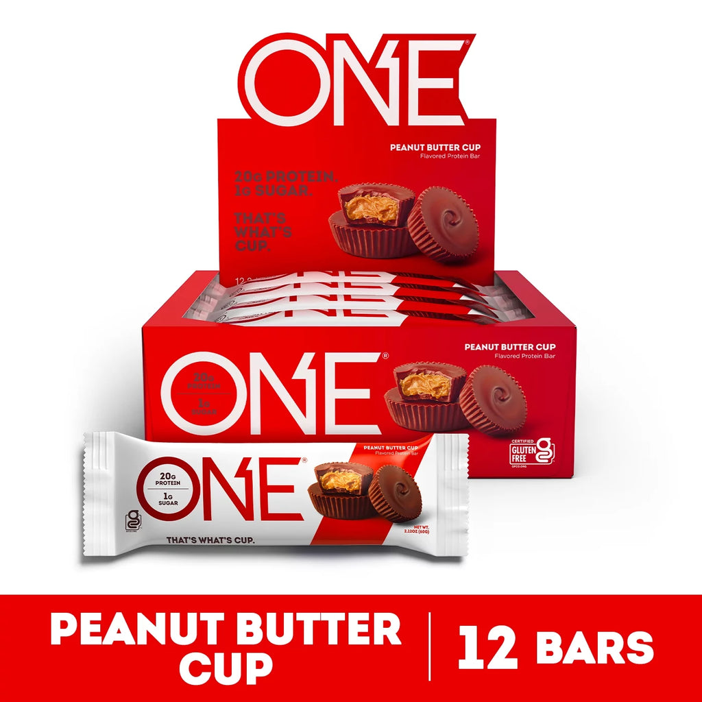 Peanut Butter Cup Protein Bar, 20g Protein, 12 Count A862