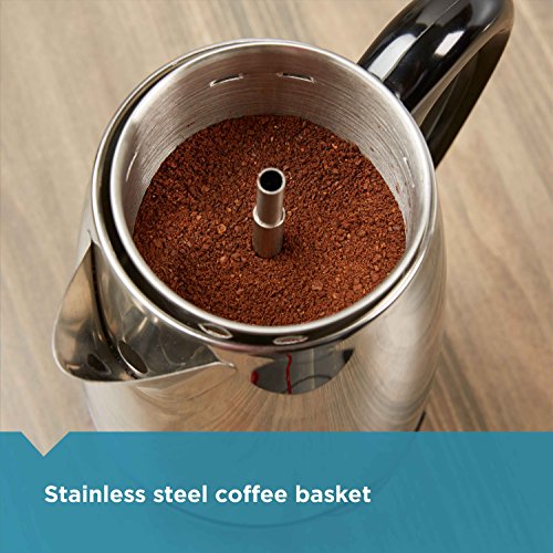 8 Cup Stainless Steel Electric Coffee Percolator M9656