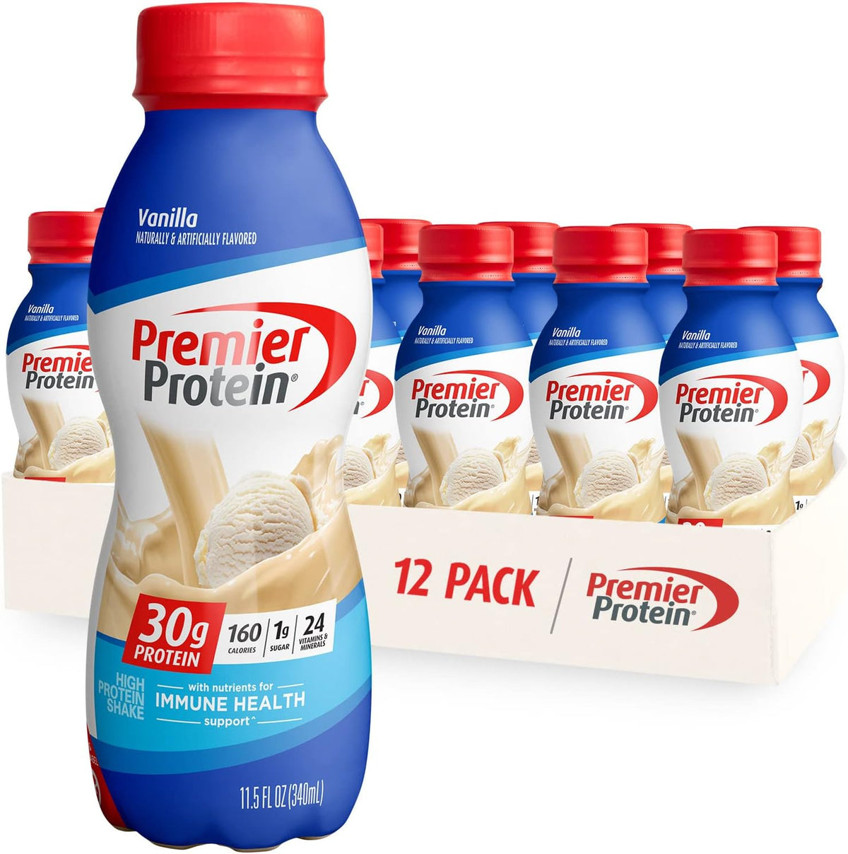12 Packs Premier Protein Shake Cookies & Cream and Vanilla I212471