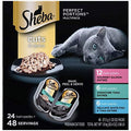 Soft Wet Cat Food Cuts in Gravy Salmon Tuna Whitefish Variety Pack 2.6 Oz. 24 Twin Packs D8091