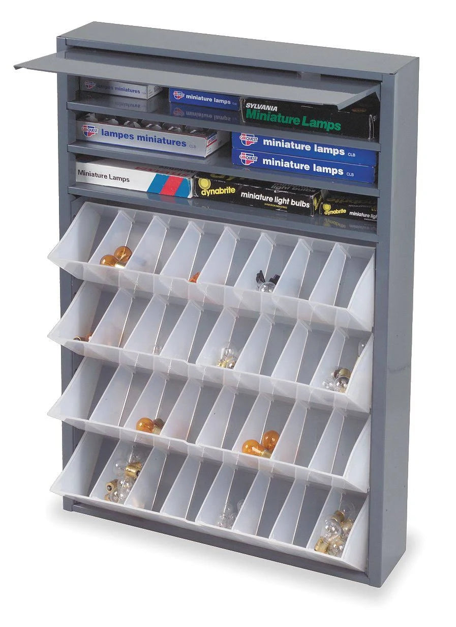 Gray Tilt Out Bin Dispensing Cabinet Z474