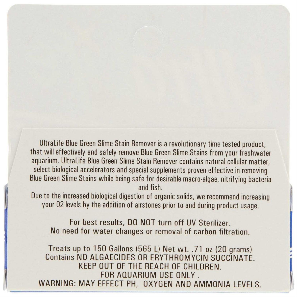 Blue Green Algae Remover A52065