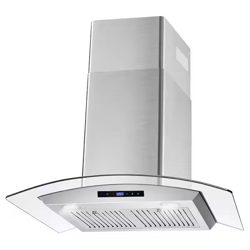 30 in. Stainless Steel Wall Mount Range Hood with Touch Controls T44310
