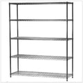 5-Tier Heavy Duty Steel Wire Shelving Unit Z6623