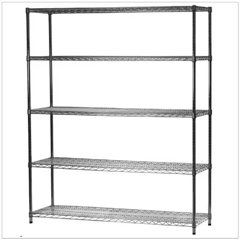 5-Tier Heavy Duty Steel Wire Shelving Unit Z6623