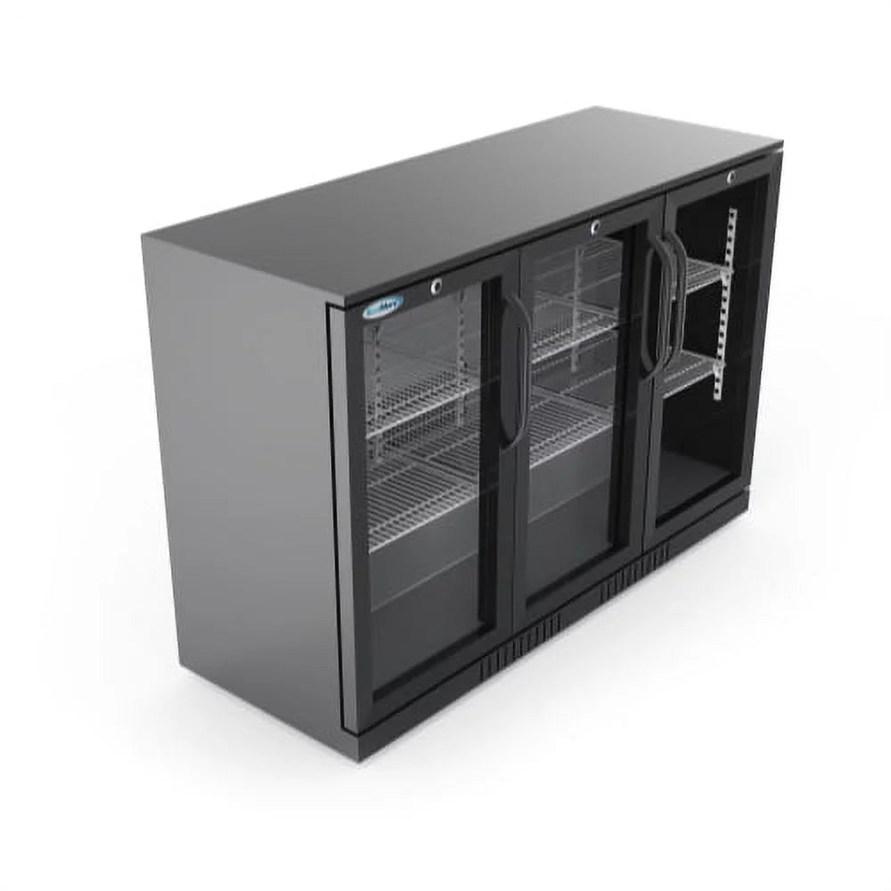 Three-Door Back Bar Refrigerator 11 Cu Ft C282