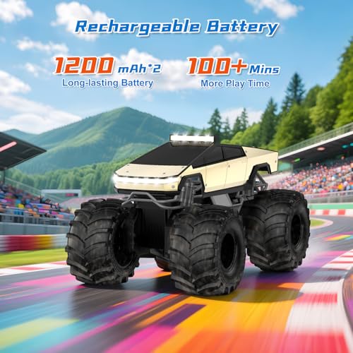 1:18 2.4 GHz Waterproof 4WD Off-Road RC Monster Truck A92703