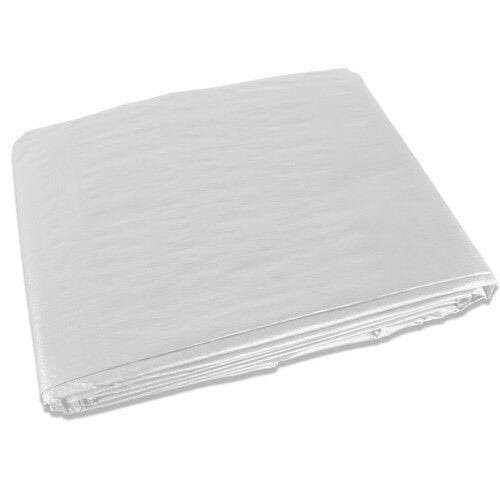 White 18x30 Heavy Duty UV Protected Boat Cover Tarp D4177