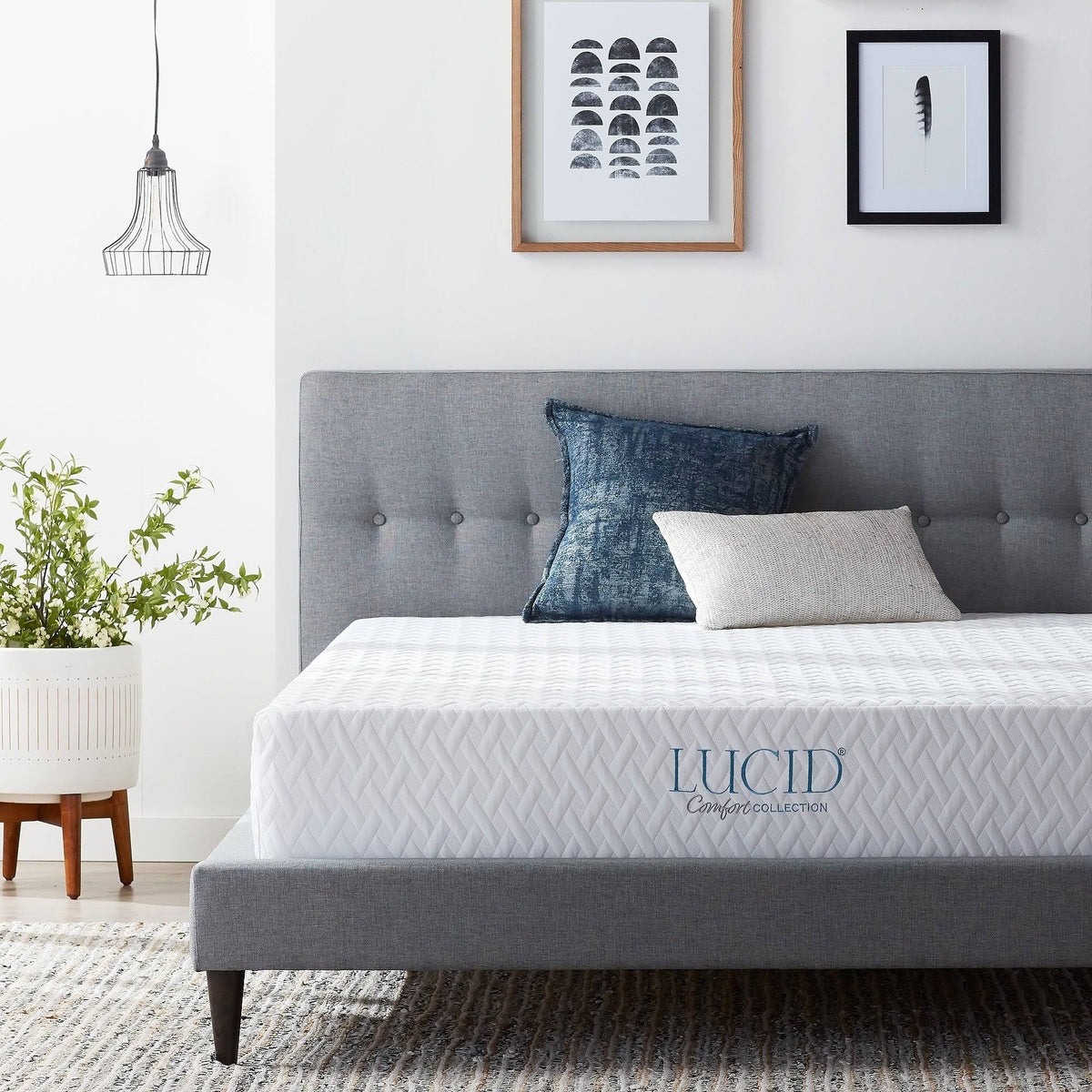 King Firm Gel Memory Foam Mattress E8062