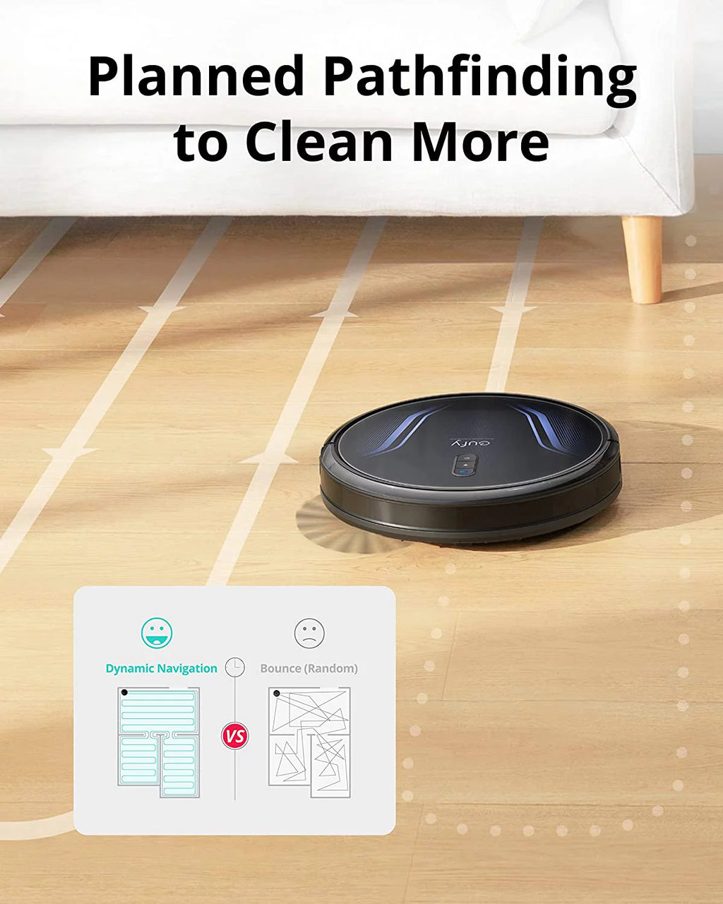 WiFi Robot Vacuum Self-Emptying 2500Pa Y536