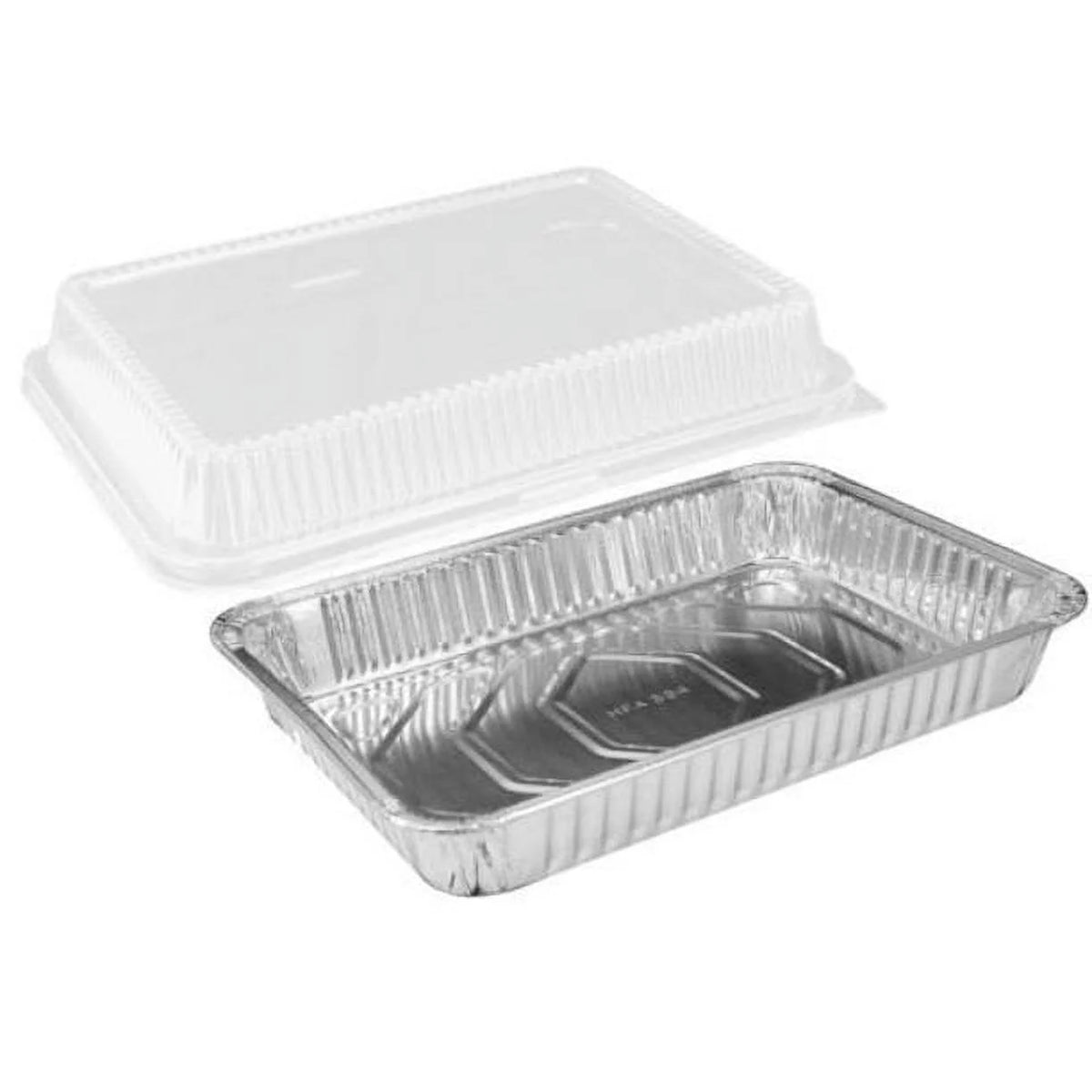 9x13 Aluminum Disposable Pans with Dome Lids Set of 40 J462195