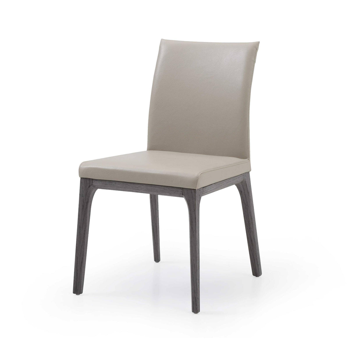Taupe Faux Leather Metal Dining Chair G850651