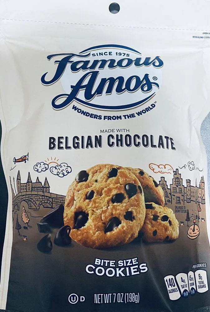 2 PACK Belgian Chocolate Chip Cookies 7 oz Z326541