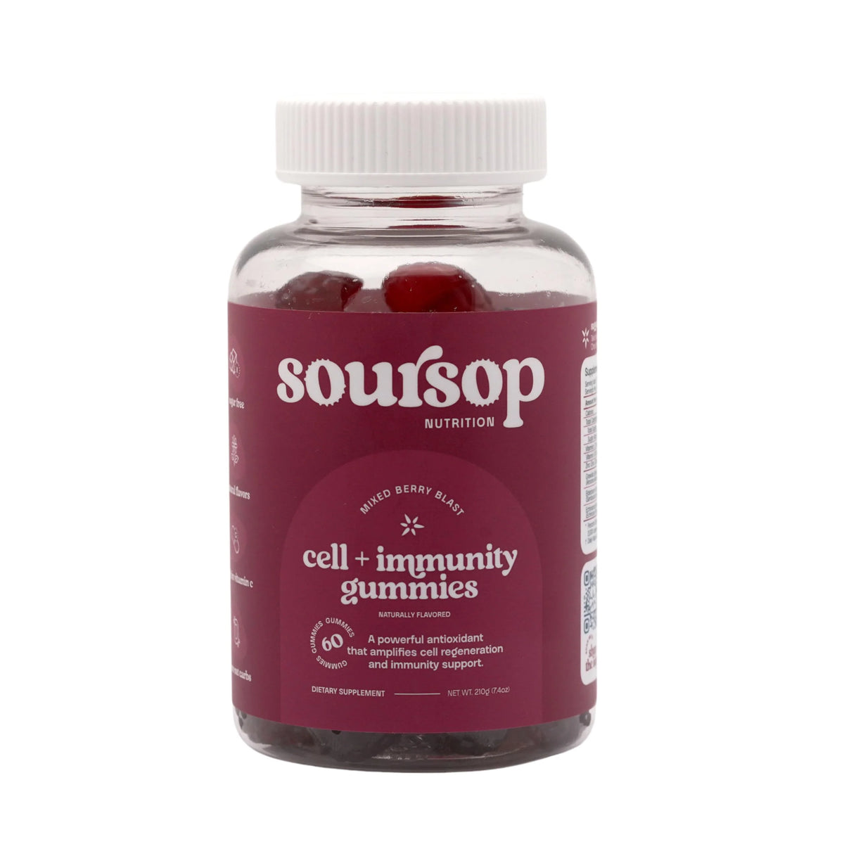 Mixed Berry Flavor 60 Gummies J720570