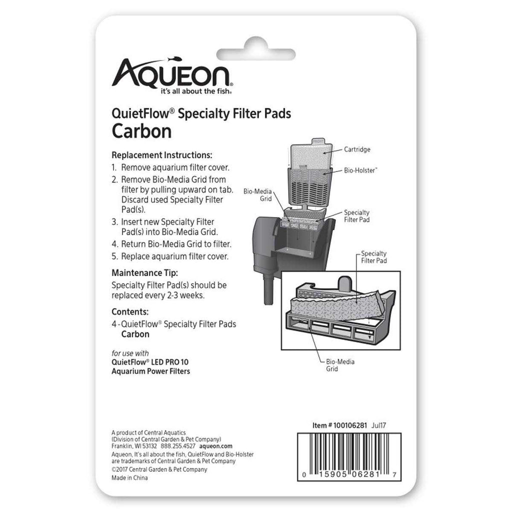 Carbon 10 Filter Pads W145
