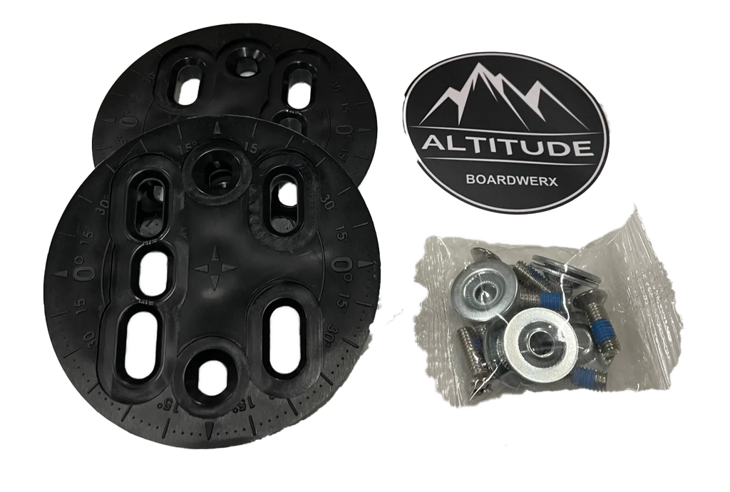 Black Snowboard Bindings L/XL E89268