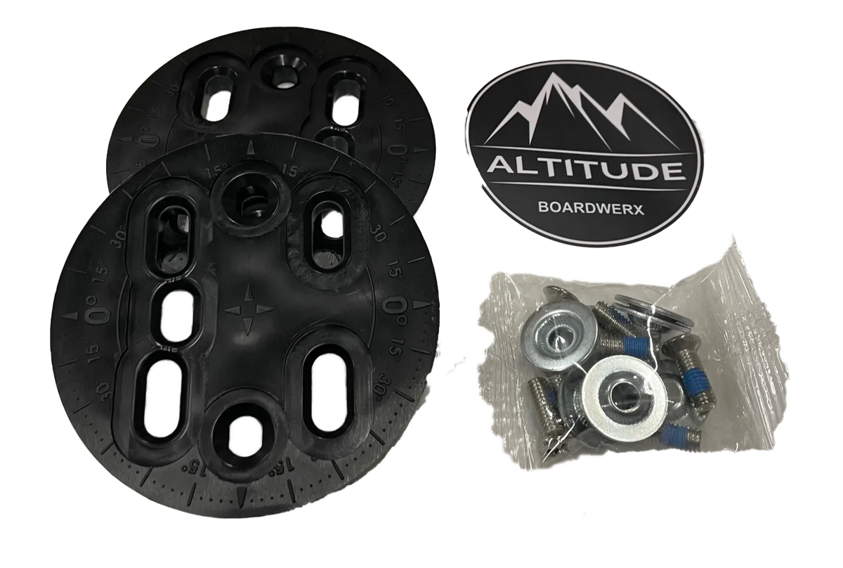 Black Snowboard Bindings L/XL E89268