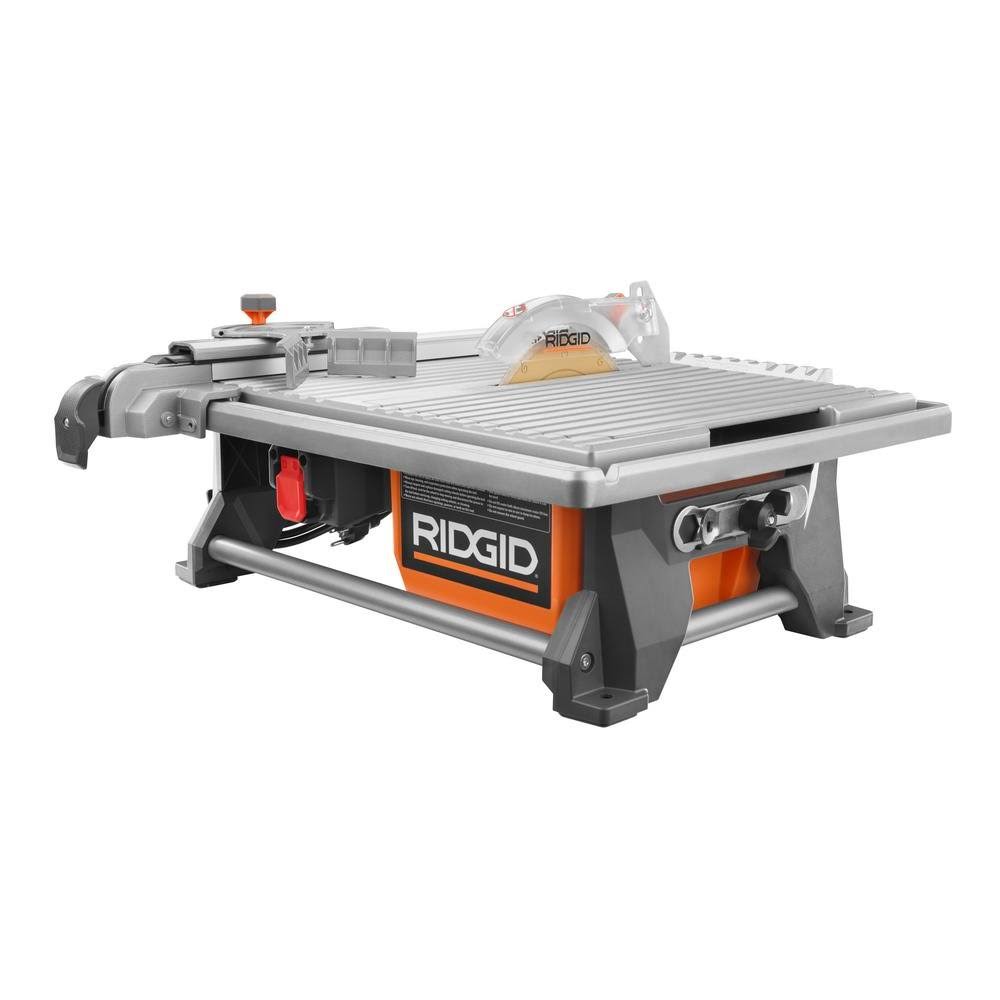 7 in. Tabletop Wet Tile Saw with Stand L7232