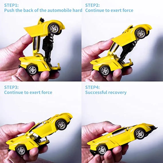 3 Pack Transforming Robot Car Toy S76511