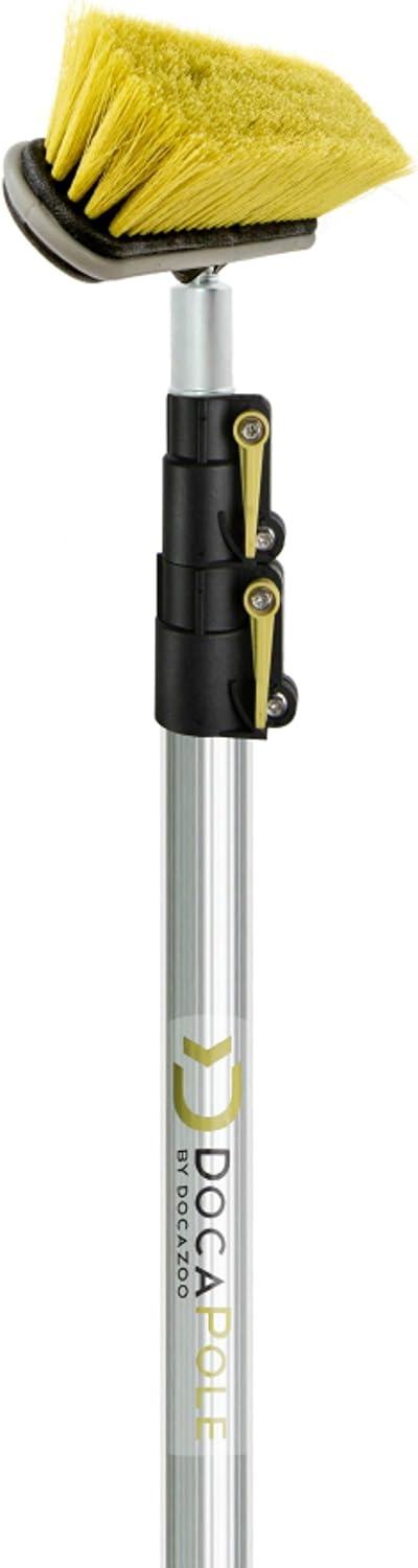 11 Inch Medium Bristle Deck Brush with Telescoping Pole P71978