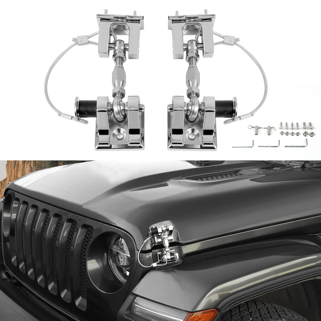 Aluminum Alloy Hood Latches Kit X878