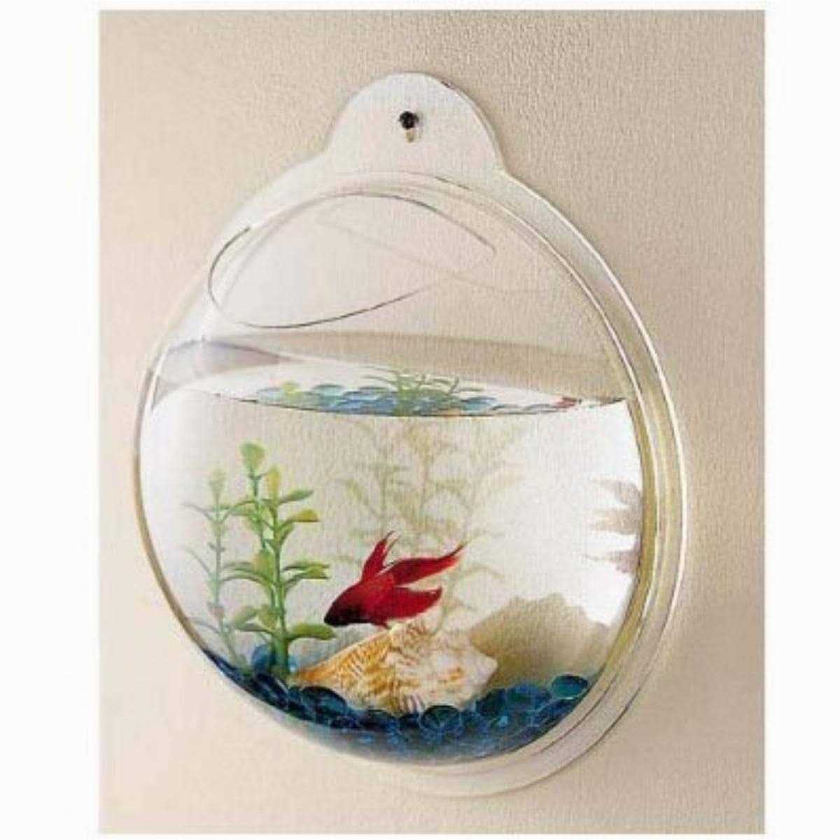 Wall Mounted Acrylic Fish Bowl P414692