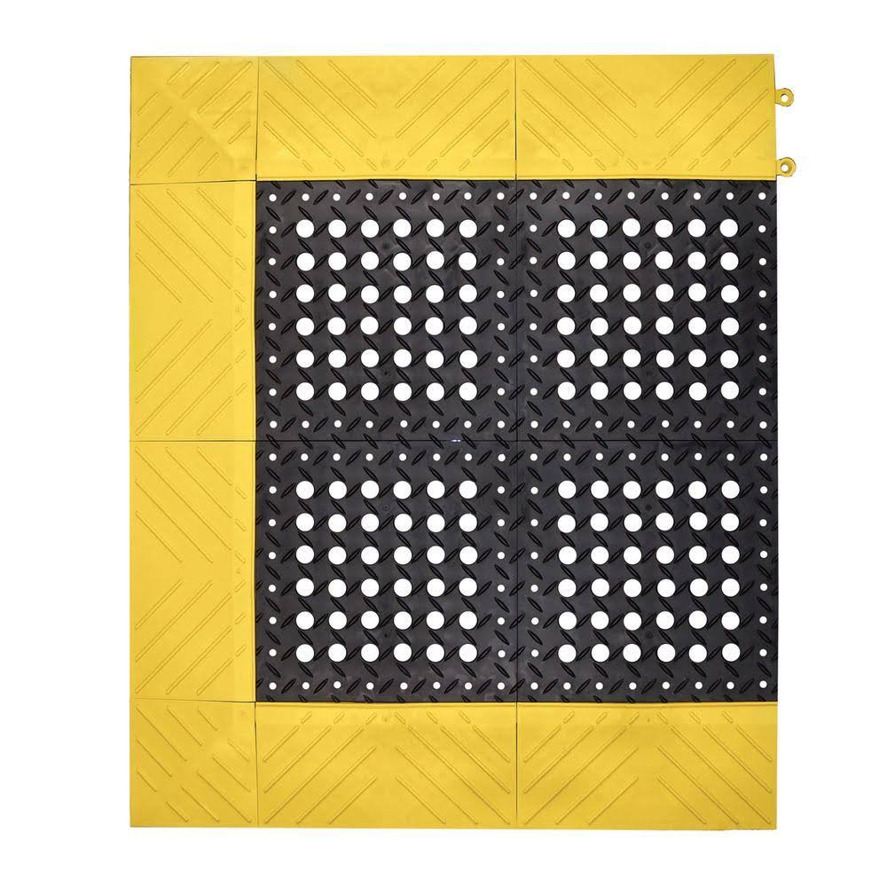 Black Interlock Drainage Runner L3860